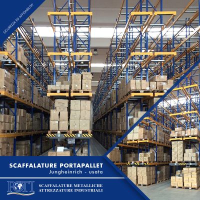 Scaffalature porta pallet usate