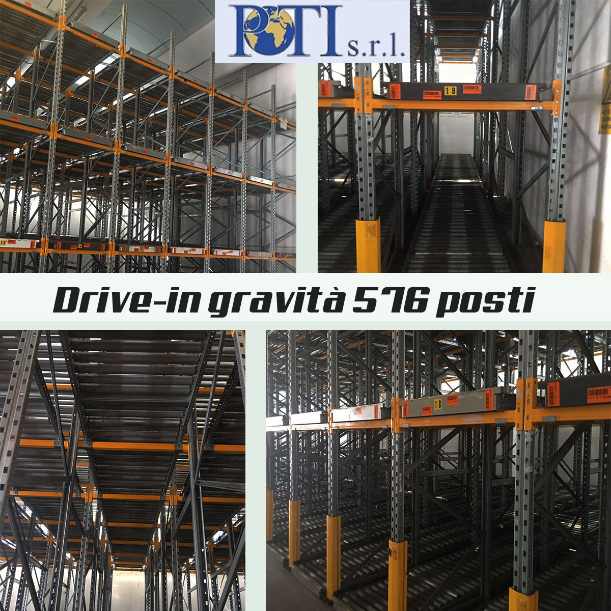 portapallet a gravità