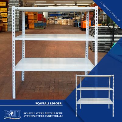 Scaffalature leggere varie misure