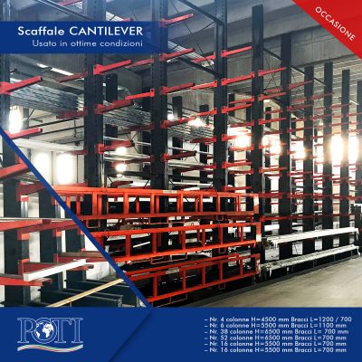 Scaffali Cantilever Usati
