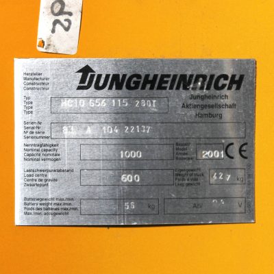 Stoccatore Jungheinrich hc10 g56 - immagine 3
