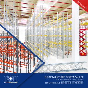 Scaffali Porta pallet di ogni marca e portata