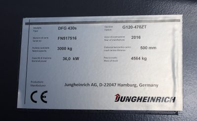 Carrello Elevatore DFG 430s - immagine 5