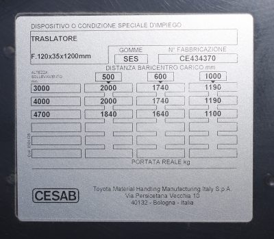 Carrello Elevatore Nuovo - B 320 II - immagine 3
