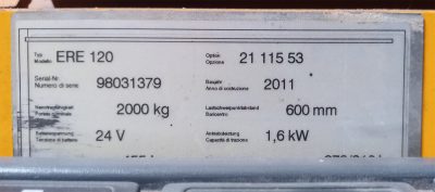 ERE 120 - Transpallet Uomo a bordo - immagine 5