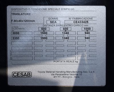 Carrello Frontale Cesab B215II – NUOVO - immagine 3