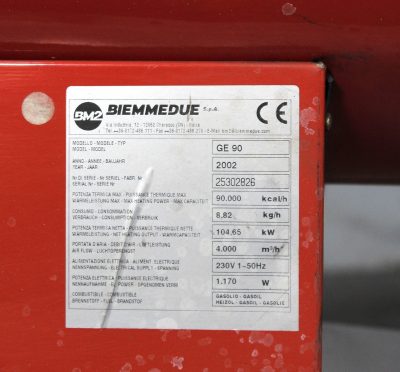 Generatore di Aria Calda portatile GE90 - immagine 3