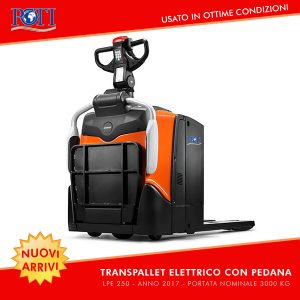 Transpallet Elettrico con pedana